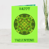 De "groene" Valentijn Kaart (Voorkant)