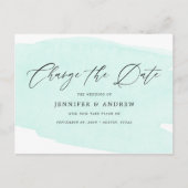 De Groene Verandering van de Munt de Datum Uitstel Aankondigingskaart (Voorkant)