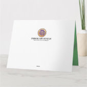 De groene Verjaardag van 70 Decennium Kaart (Achterkant)