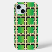 De groene verloopvierkanten Case-Mate iPhone case (Achterkant)
