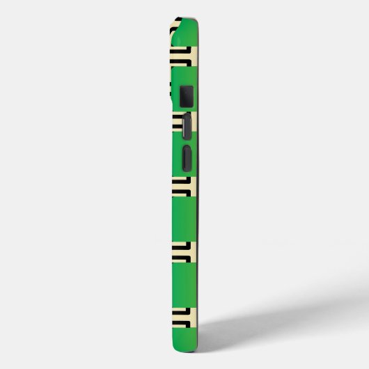 De groene verloopvierkanten Case-Mate iPhone case (Achterkant / Links)