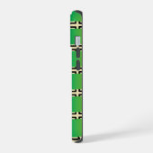 De groene verloopvierkanten  iPhone 15 case (Linkerkant)