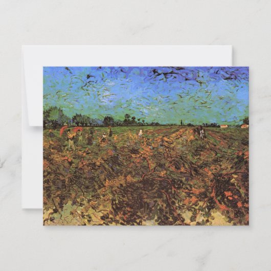 De Groene Vineyard van Vincent van Gogh (Voorkant)
