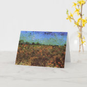 De Groene Vineyard van Vincent van Gogh Kaart (Gele Bloem)