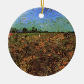 De Groene Vineyard van Vincent van Gogh Keramisch Ornament (Voorkant)