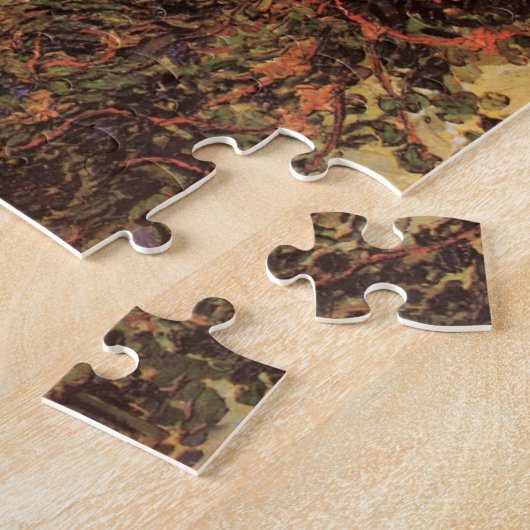 De Groene Vineyard van Vincent van Gogh Legpuzzel (Zijkant)
