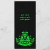 De groene Vlammonster in de Starlight Sky Menu (Voorkant)