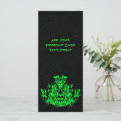 De groene Vlammonster in de Starlight Sky Programmakaart (Staand voorkant)