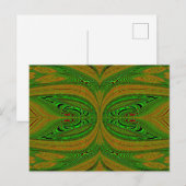 De groene vlinder briefkaart (Voorkant / Achterkant)
