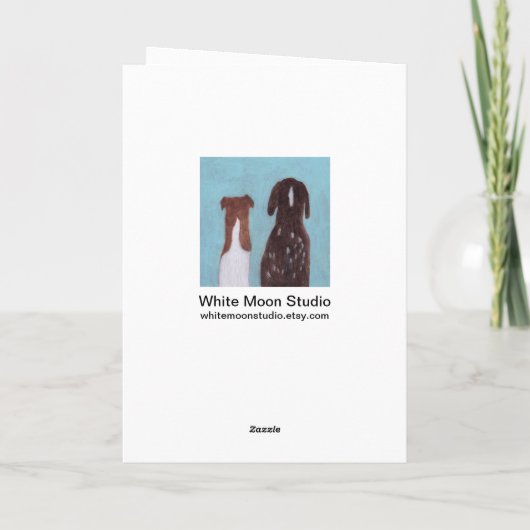 De groene Vrienden van de hond - Kaart (Achterkant)