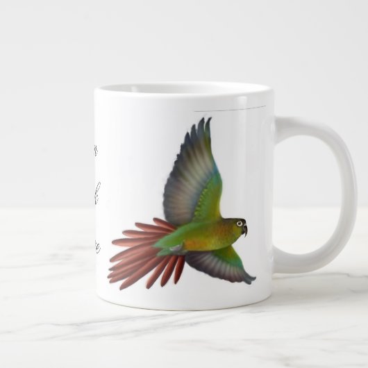 De groene wang zorgt voor Mok (Rechts)