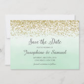 De groene Waterverf van de Mint sparen de Datum Kaart (Voorkant)