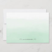 De groene Waterverf van de Mint sparen de Datum Kaart (Achterkant)