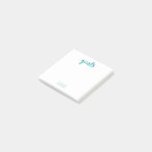 De groene Waterverf van doelstellingen die wordt g Post-it® Notes (Schuin)