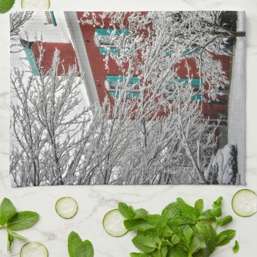 De groene weg Inn Theedoek (Gevouwen)