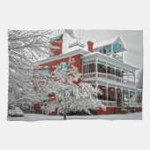 De groene weg Inn Theedoek (Horizontaal)