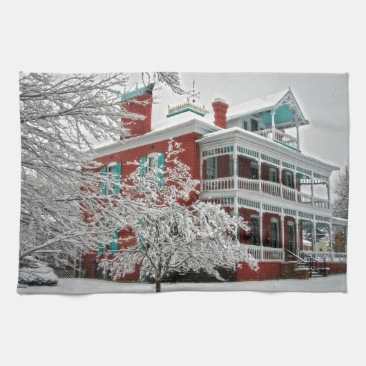 De groene weg Inn Theedoek (Horizontaal)