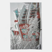 De groene weg Inn Theedoek (Verticaal)