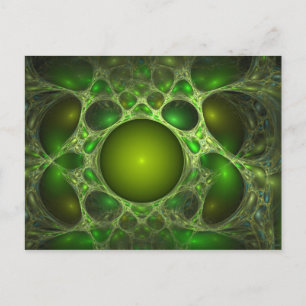 De groene wereld briefkaart