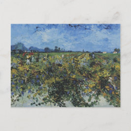 De groene wijnbouw, Vincent Van Gogh Briefkaart