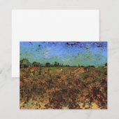 De Groene Wijngaard door Vincent van Gogh (Voorkant / Achterkant)