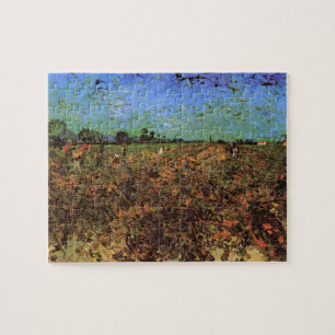 De Groene Wijngaard door Vincent van Gogh Legpuzzel