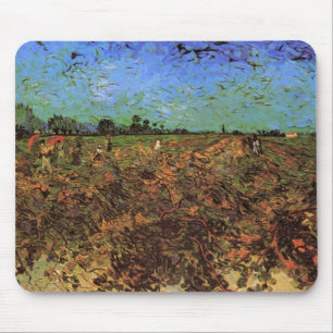 De Groene Wijngaard door Vincent van Gogh Muismat