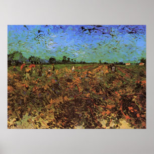 De Groene Wijngaard door Vincent van Gogh Poster