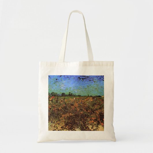 De groene wijngaard van Vincent van Gogh Tote Bag (Voorkant)