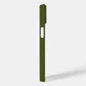 De Groene Witte Naam van het Kalligrafie van het E Case-Mate iPhone Case (Achterkant / Rechts)