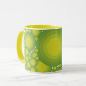 De Groenen bubbelen Mok (Voorkant links)