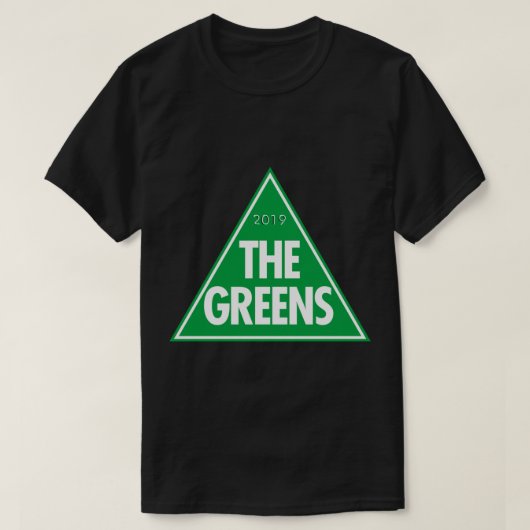De Groenen De Groene Partij van Australië 2019 Log T-shirt (Design voorkant)