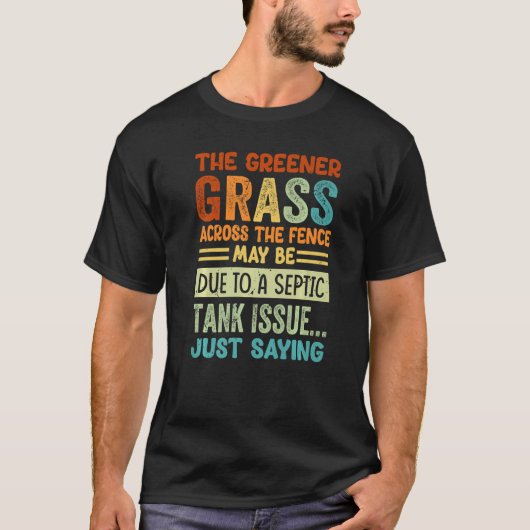 De groenere gras in de omheining is mogelijk te wi t-shirt (Voorkant)