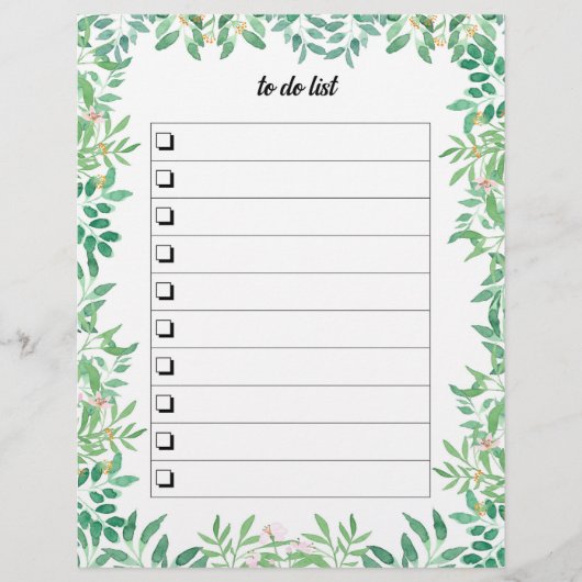 De groenere waterverf van de klap om lijst te doen briefhoofd (Voorkant)