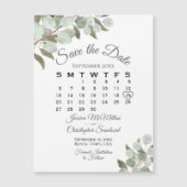 De Groenery van de bruiloft sparen de Magnet van d (Voorkant)