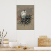 De Groenlandse valk door Joseph Wolf Poster (Keuken)