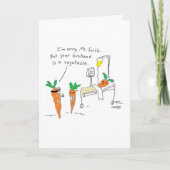 De groente wordt goed Kaart (Voorkant)