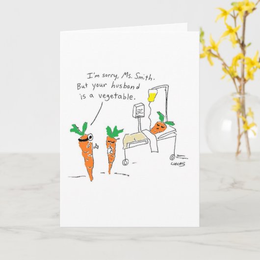 De groente wordt goed Kaart (Gele Bloem)