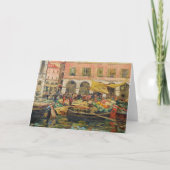 De groentemarkt, Venetië | Louis Abel-Truchet Kaart (Voorkant)