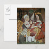De groenten- en fruitmarkt briefkaart (Voorkant / Achterkant)