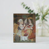 De groenten- en fruitmarkt briefkaart (Staand voorkant)