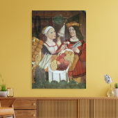 De groenten- en fruitmarkt canvas afdruk (Insitu (Woonkamer))