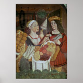 De groenten- en fruitmarkt poster (Voorkant)