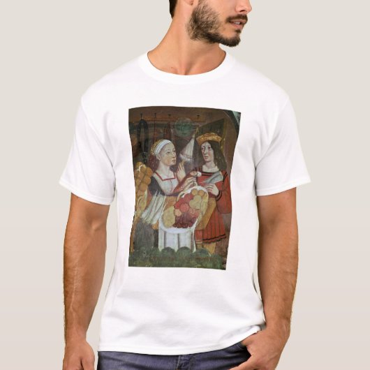 De groenten- en fruitmarkt t-shirt (Voorkant)