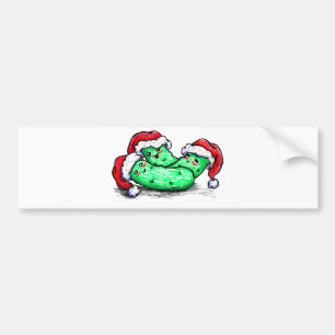 De Groenten in het zuur van Kerstmis Bumpersticker