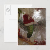 De groenten in het zuur van Kerstmis Feestdagenkaart (Voorkant / Achterkant)