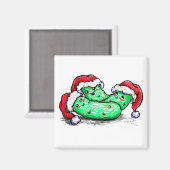De Groenten in het zuur van Kerstmis Magneet (Voorkant / Achterkant)