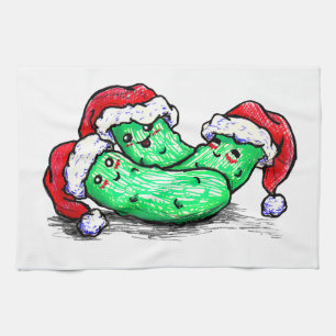 De Groenten in het zuur van Kerstmis Theedoek