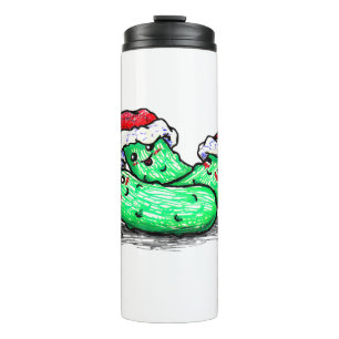 De Groenten in het zuur van Kerstmis Thermosbeker