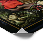 De groenteverkoper poster (Hoek)